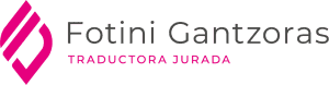 Logotipo Fotini Gantzoras Traductora Jurada